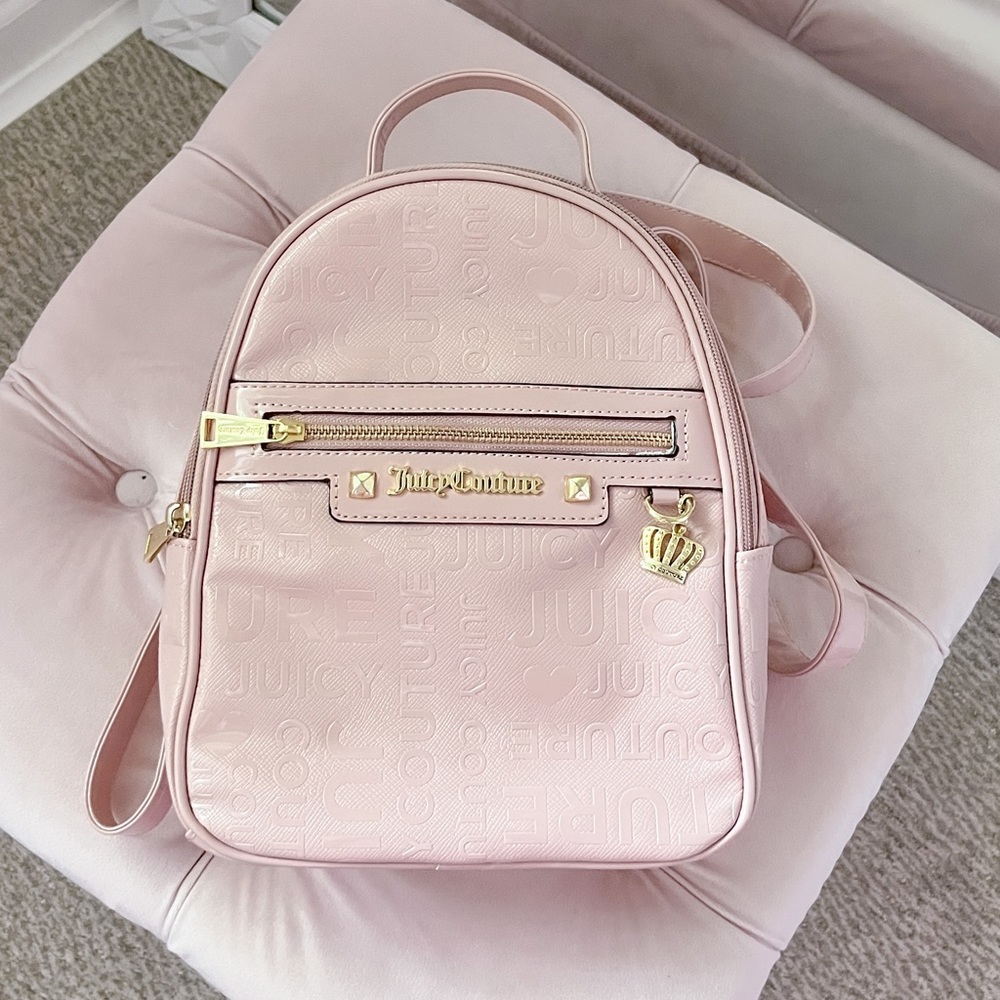 Juicy Couture Patent leather Backpack,New without Tags.
